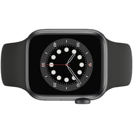 Apple Watch (Series 6) 2020 GPS 40 mm - Aluminium Spacegrijs - Sport armband Zwart
