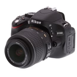 Reflex Nikon D5100 - Zwart + Lens Nikon 18-55mm f/3.5-5.6G VR