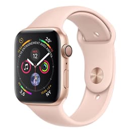 Apple Watch (Series 4) 2018 GPS + Cellular 40 mm - Aluminium Goud - Sportbandje Rosé Goud