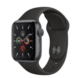 Apple Watch (Series 5) 2019 GPS 40 mm - Aluminium Spacegrijs - Sport armband Zwart