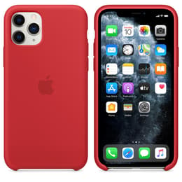 Apple Siliconenhoesje iPhone 11 Pro Siliconenhoesje - Silicone Rood