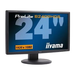 23,6-inch Iiyama ProLite B2409HDS-1 1920 x 1080 LCD Beeldscherm Zwart