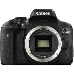 Spiegelreflexcamera Canon EOS 750D - Zwart + Lens Canon EF-S 18-55mm f/3.5-5.6 III