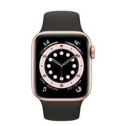 Apple Watch (Series 4) 2018 GPS 40 mm - Aluminium Goud - Sport armband Zwart