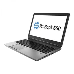 HP ProBook 650 G1 15" Core i5 2.5 GHz - SSD 120 GB - 4GB AZERTY - Frans