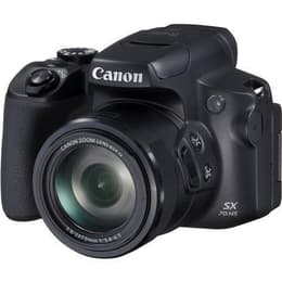 Bridge camera PowerShot SX70 HS - Zwart + Canon Canon Zoom Lens 65x IS 21-1365 mm f/3.4-6.5 f/3.4-6.5