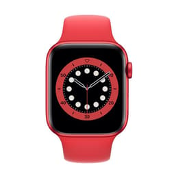 Apple Watch (Series 6) 2020 GPS + Cellular 40 mm - Aluminium Rood - Sportbandje Rood