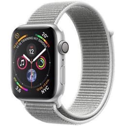 Apple Watch (Series 4) 2018 GPS 40 mm - Aluminium Zilver - Geweven sportbandje Zilver