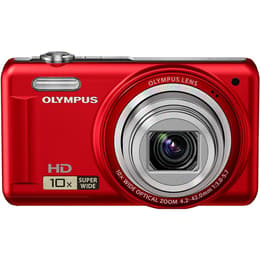 Compactcamera Olympus VR-310 - Rood + Lens Olympus 10X Wide Optical Zoom