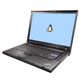 Lenovo ThinkPad R500 15" Core 2 2.5 GHz - SSD 120 GB - 4GB AZERTY - Frans