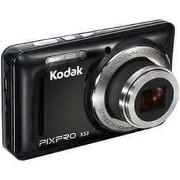 Compactcamera Pixpro X53 - Zwart + Kodak Kodak Aspherical Zoom Lens 28-140 mm f/3.9-6.3 f/3.9-6.3