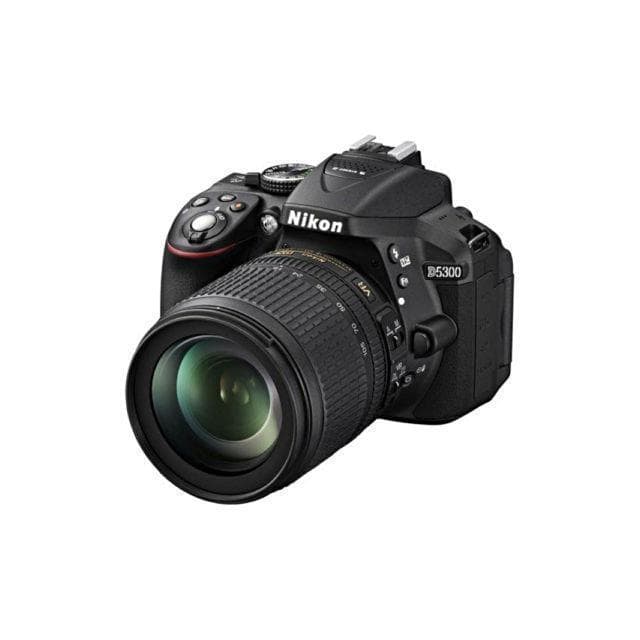 Reflex Nikon D5300 - Zwart + Lens Nikon AF-S DX Nikkor 18-105mm F3.5-5.6G ED VR