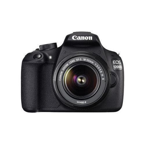 Spiegelreflexcamera Canon EOS 1200D - Zwart + Lens Canon EF-S 18-55mm f/3.5-5.6 IS II