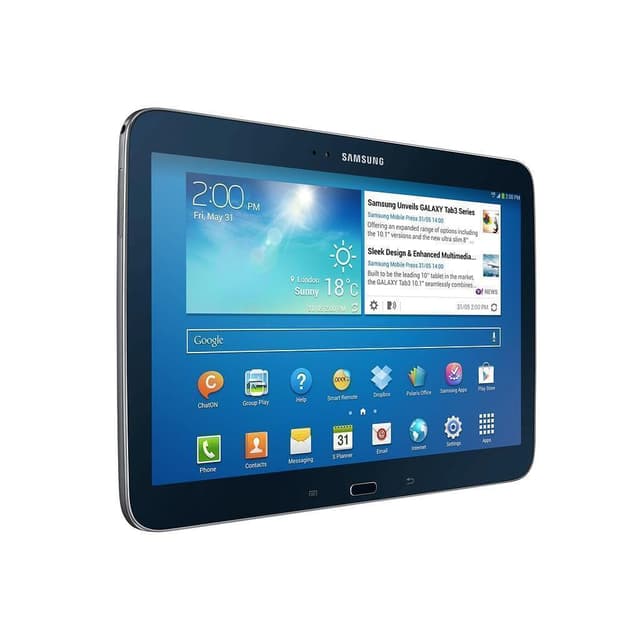 Galaxy Tab 3 (2013) 10,1" 16GB - WiFi - Zwart - Zonder Sim-Slot