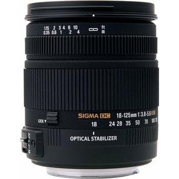 Sigma Lens 18-125mm f/3.8-5.6
