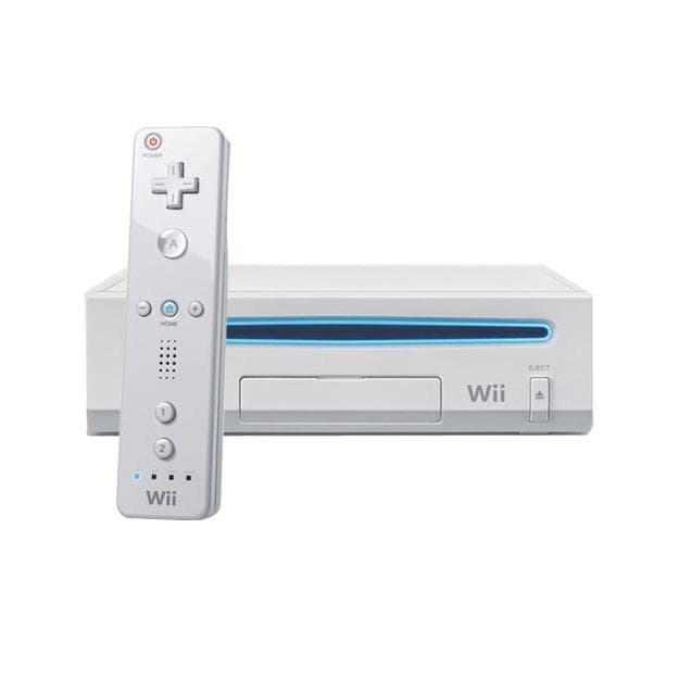 Gameconsole Nintendo Wii Family 0.5 GB + Controller + Wii Sports + Wii Party - Wit