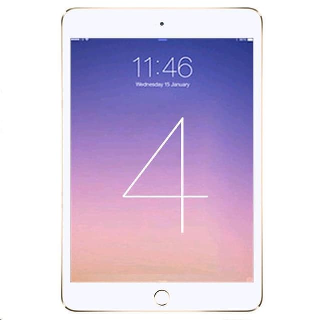 iPad mini 3 (2014) 7,9" 64GB - WiFi + 4G - Goud - Simlockvrij