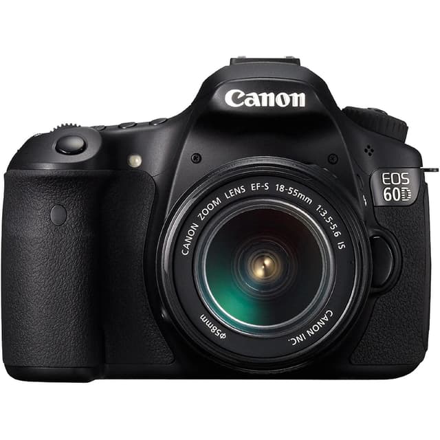 Reflex Canon EOS 60D - Zwart + Lens Canon 18-55mm f/3.5-5.6IS