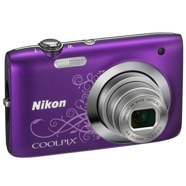 geboorte Verbonden buitenaards wezen Compactcamera Nikon Coolpix S2600 - Paars + lens Nikkor Wide Optical Zoom  26-130 mm f/3.2-6.5 | Back Market