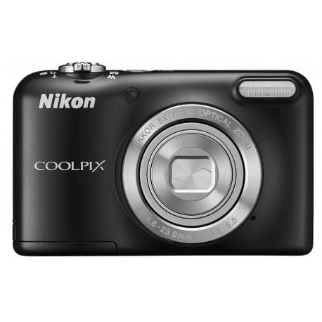 Compactcamera Nikon Coolpix L29 - Zwart + Lens Nikon Nikkor 5X Wide Optical Zoom