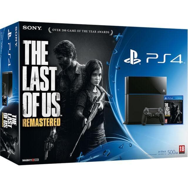 PlayStation 4 Slim 500GB - Zwart - Limited edition The Last of Us Remastered + The Last of Us Remastered