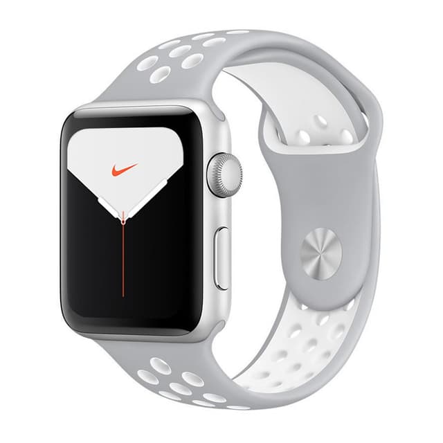 Apple Watch (Series 5) GPS 40 mm - Aluminium Zilver - Sportbandje van Nike